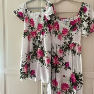 Mommy and me matching dresses